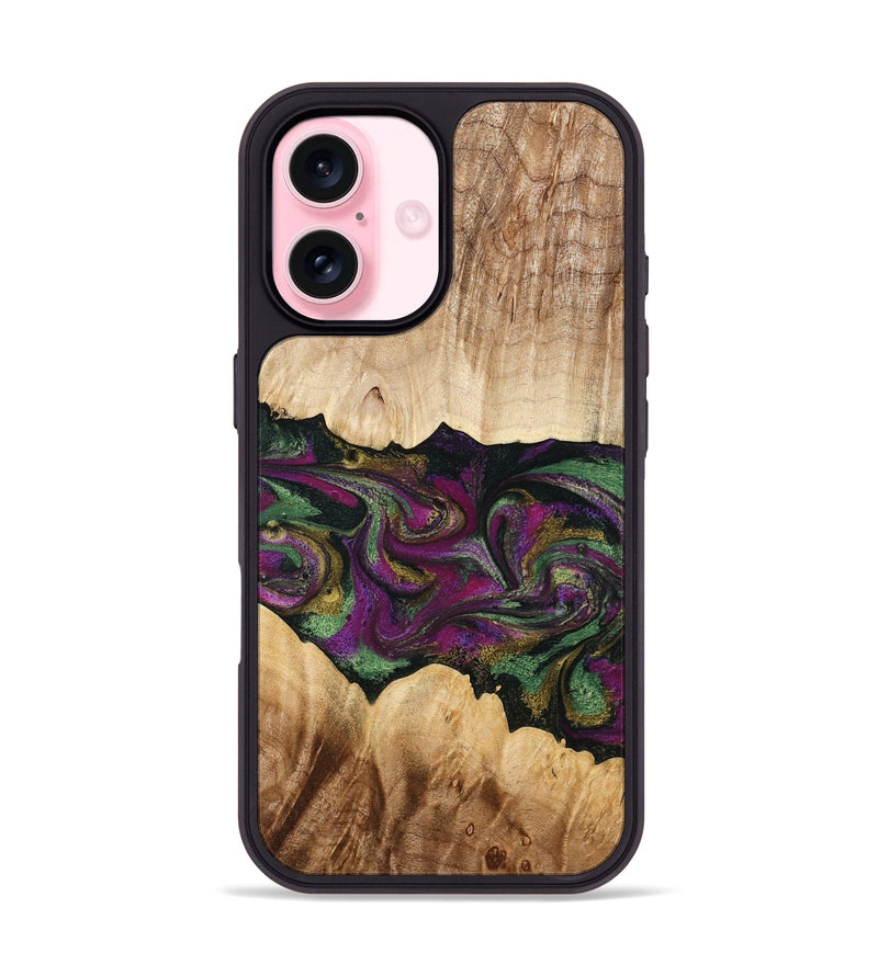 iPhone 17 Wood Phone Case - Makayla (Purple, 775383)