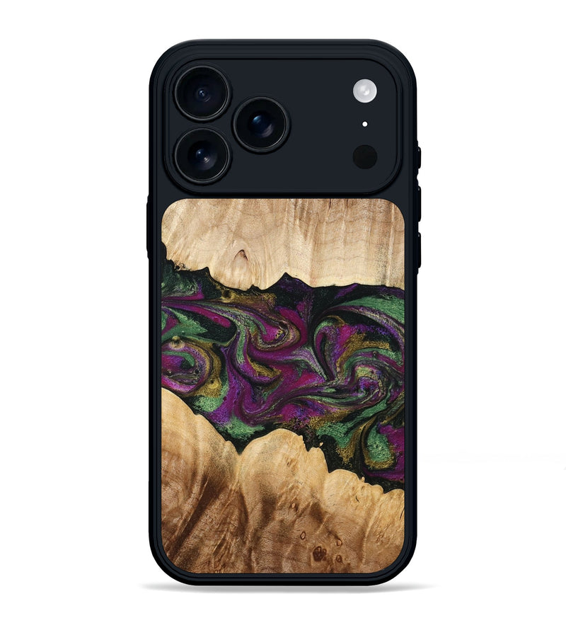 iPhone 17 Pro Max Wood Phone Case - Makayla (Purple, 775383)