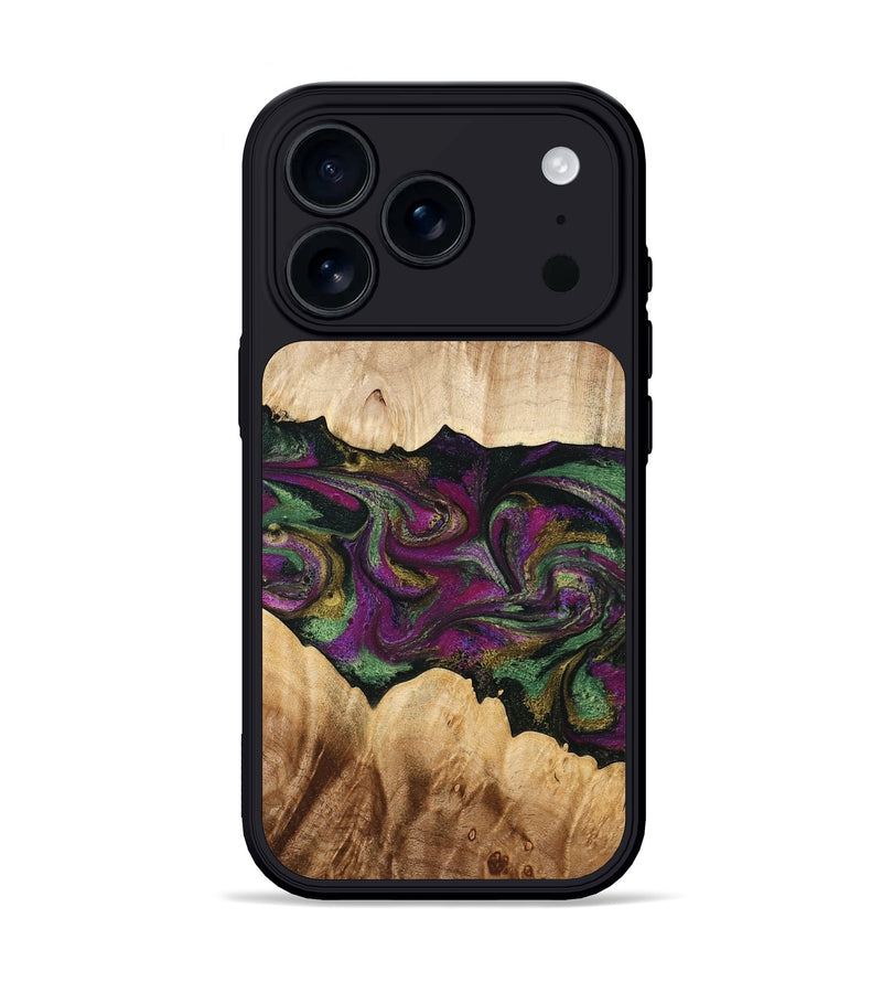 iPhone 17 Pro Wood Phone Case - Makayla (Purple, 775383)