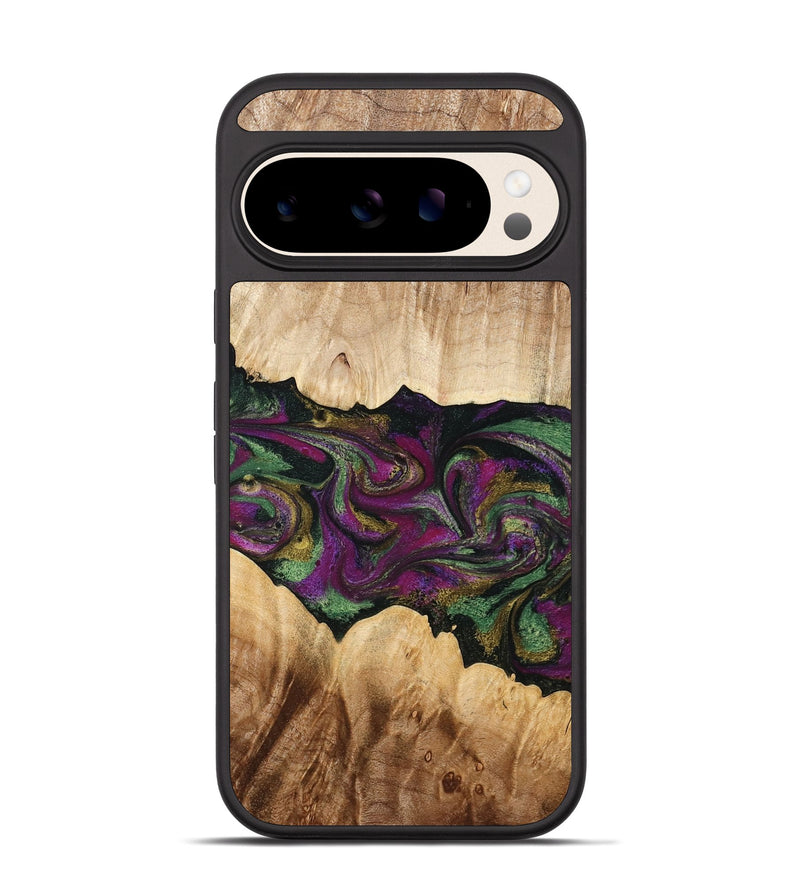 Pixel 10 Wood Phone Case - Makayla (Purple, 775383)