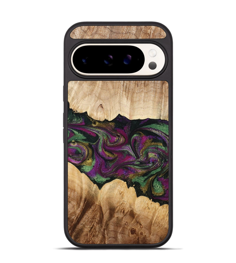 Pixel 9 Pro Wood Phone Case - Makayla (Purple, 775383)