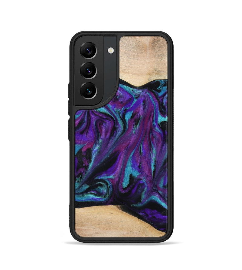 Galaxy S22 Wood Phone Case - Raquel (Purple, 775395)