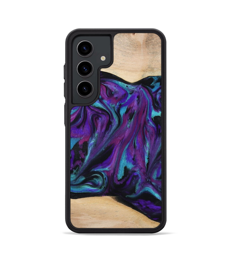 Galaxy S24 Wood Phone Case - Raquel (Purple, 775395)