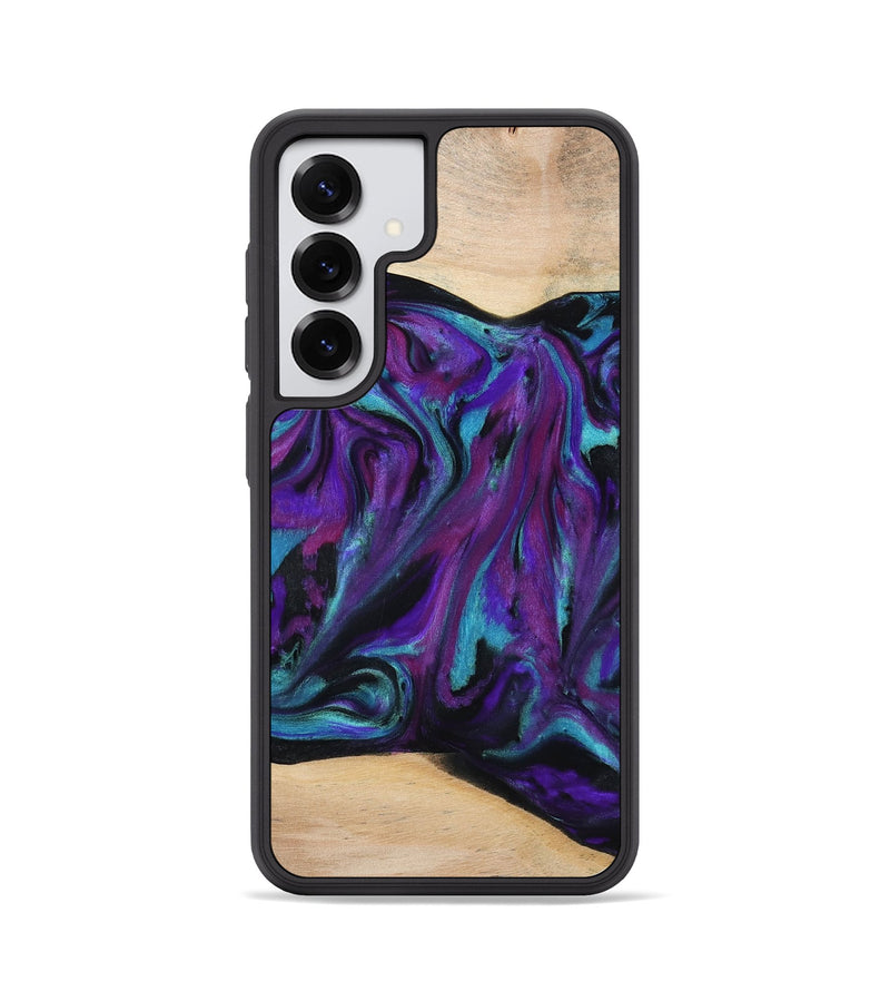 Galaxy S25 Wood Phone Case - Raquel (Purple, 775395)