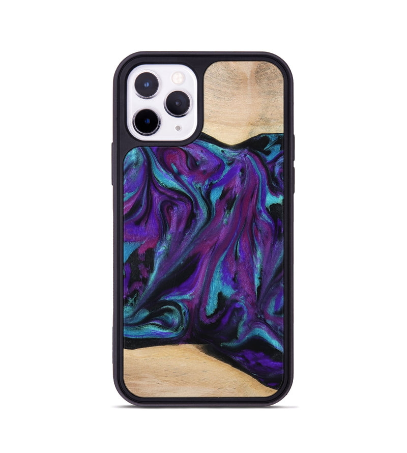 iPhone 11 Pro Wood Phone Case - Raquel (Purple, 775395)