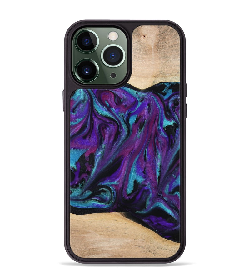 iPhone 13 Pro Max Wood Phone Case - Raquel (Purple, 775395)