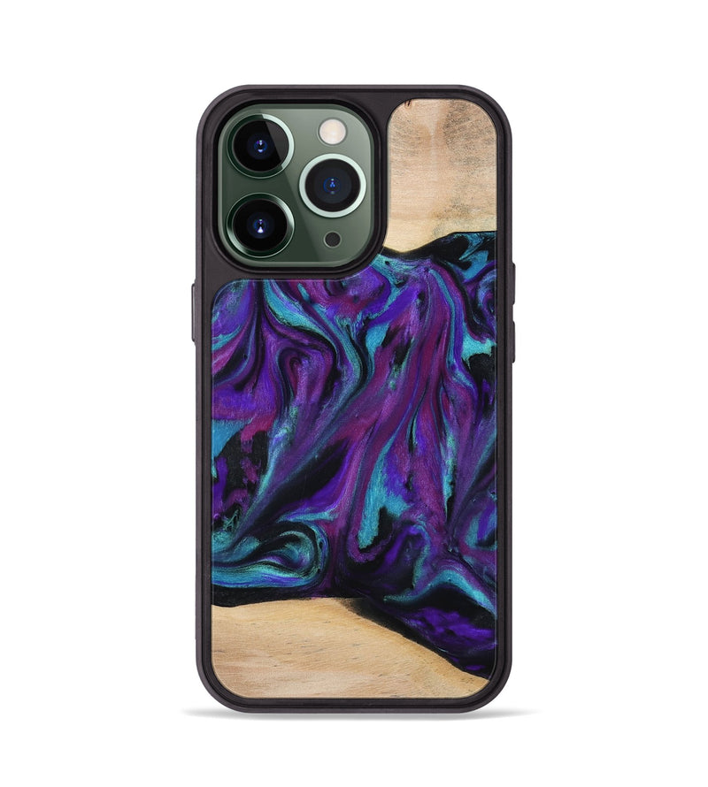 iPhone 13 Pro Wood Phone Case - Raquel (Purple, 775395)