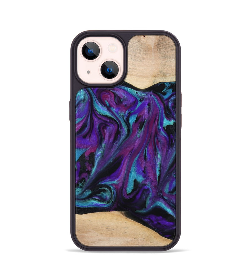 iPhone 14 Wood Phone Case - Raquel (Purple, 775395)