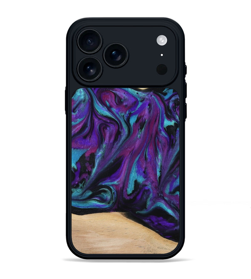 iPhone 17 Pro Max Wood Phone Case - Raquel (Purple, 775395)