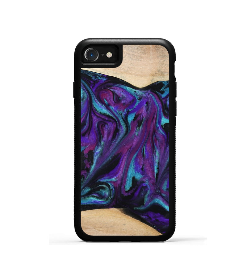 iPhone SE Wood Phone Case - Raquel (Purple, 775395)