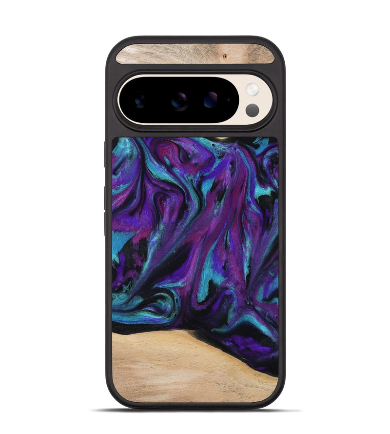 Pixel 10 Wood Phone Case - Raquel (Purple, 775395)