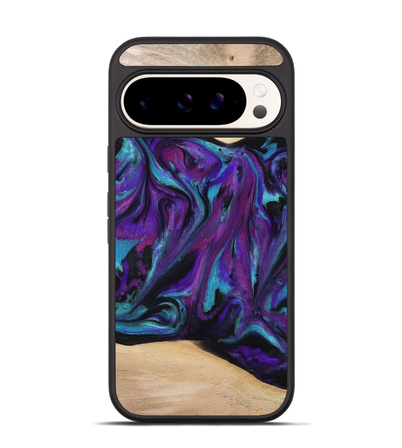 Pixel 9 Wood Phone Case - Raquel (Purple, 775395)