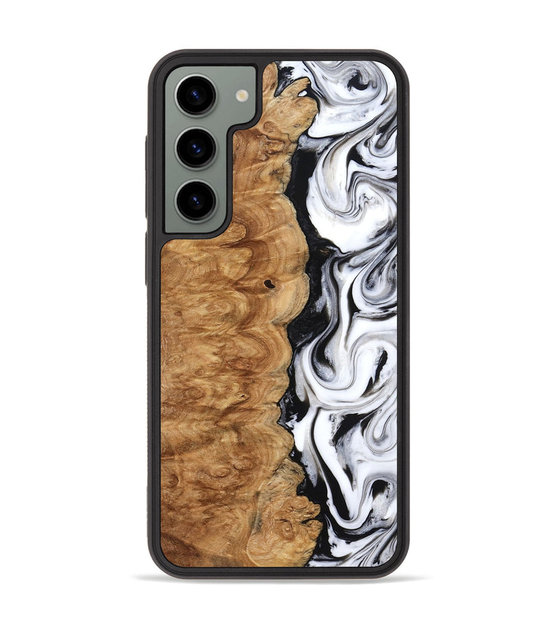 Galaxy S23 Plus Wood Phone Case - Nira (Black & White, 775402)