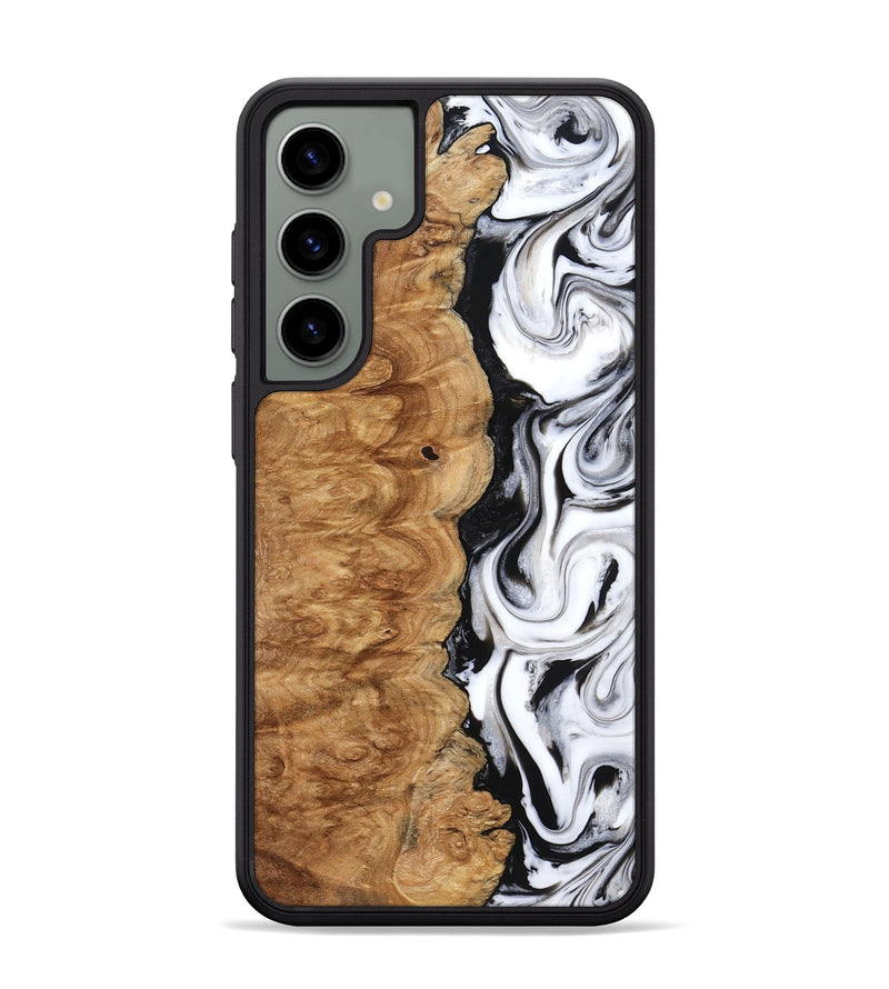 Galaxy S24 Plus Wood Phone Case - Nira (Black & White, 775402)