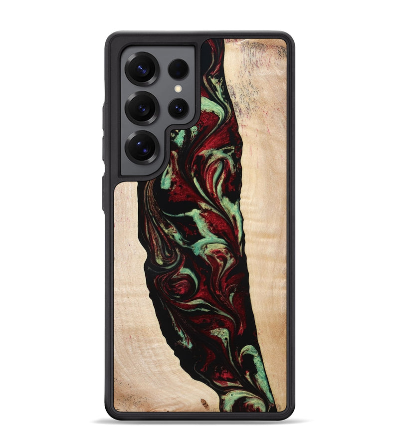 Galaxy S25 Ultra Wood Phone Case - Sariah (Red, 775503)
