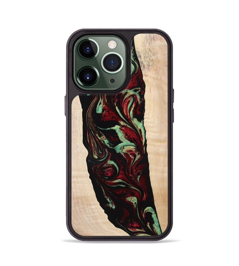 iPhone 13 Pro Wood Phone Case - Sariah (Red, 775503)