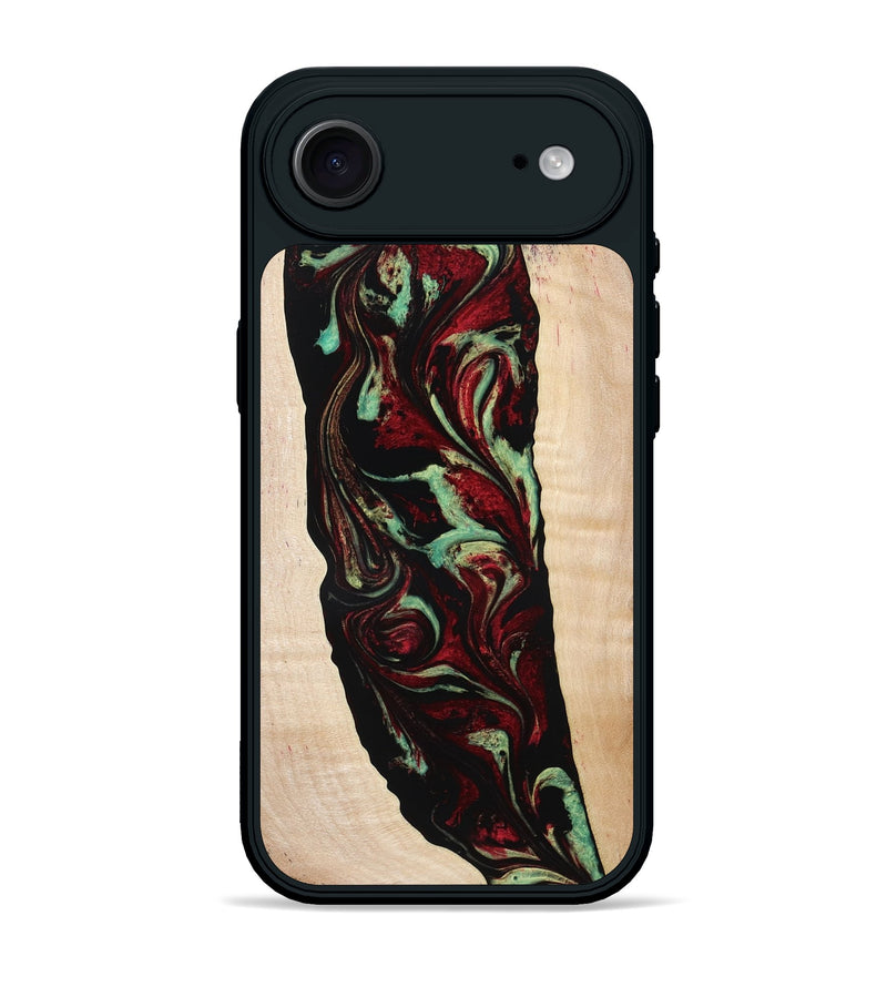 iPhone 17 Air Wood Phone Case - Sariah (Red, 775503)