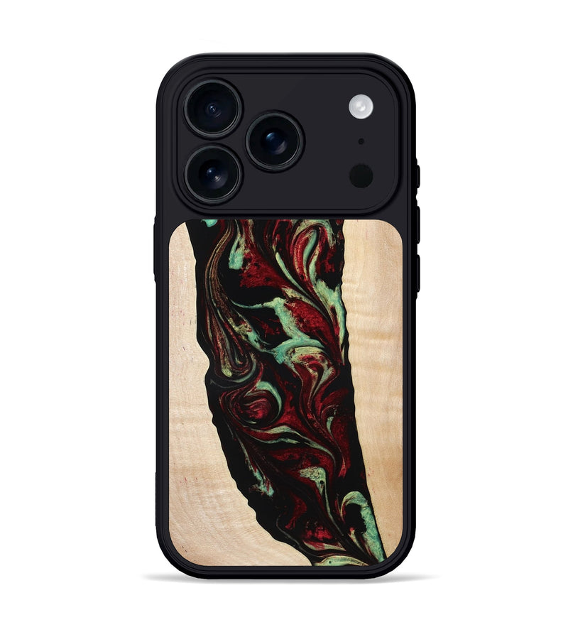 iPhone 17 Pro Wood Phone Case - Sariah (Red, 775503)
