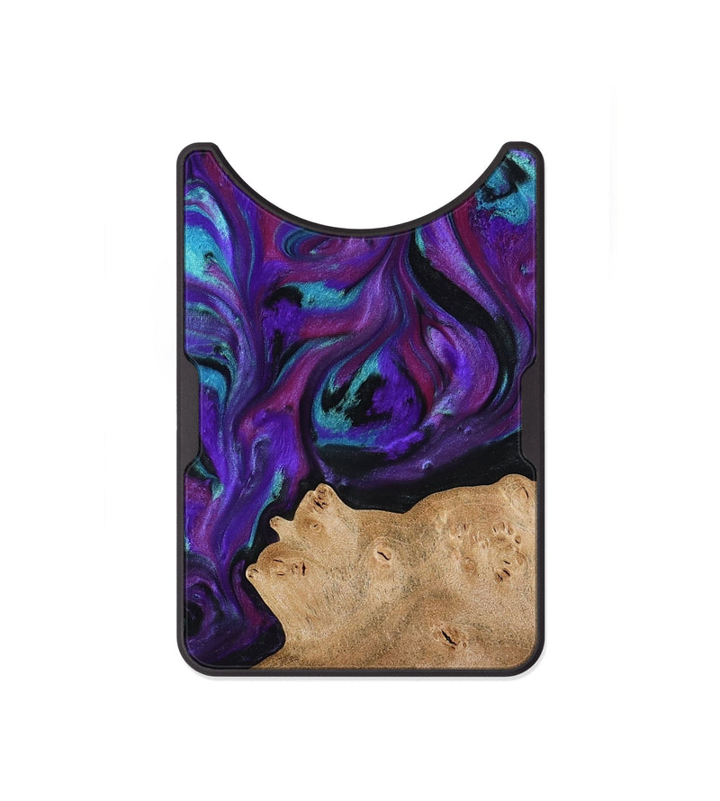 Alloy Wood Wallet - Calista (Purple, 775640)