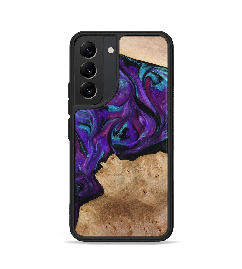 Galaxy S22 Wood Phone Case - Calista (Purple, 775640)