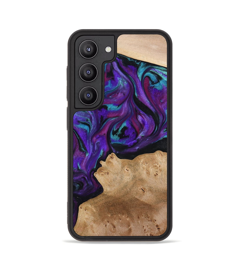 Galaxy S23 Wood Phone Case - Calista (Purple, 775640)