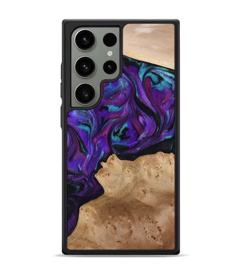Galaxy S24 Ultra Wood Phone Case - Calista (Purple, 775640)
