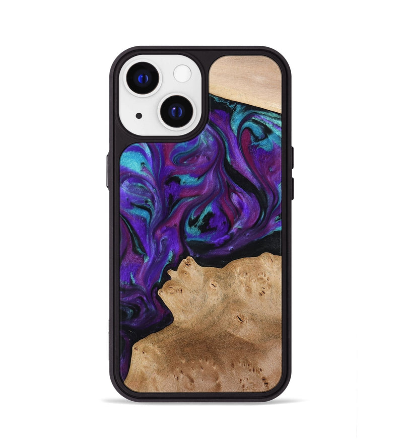iPhone 13 Wood Phone Case - Calista (Purple, 775640)