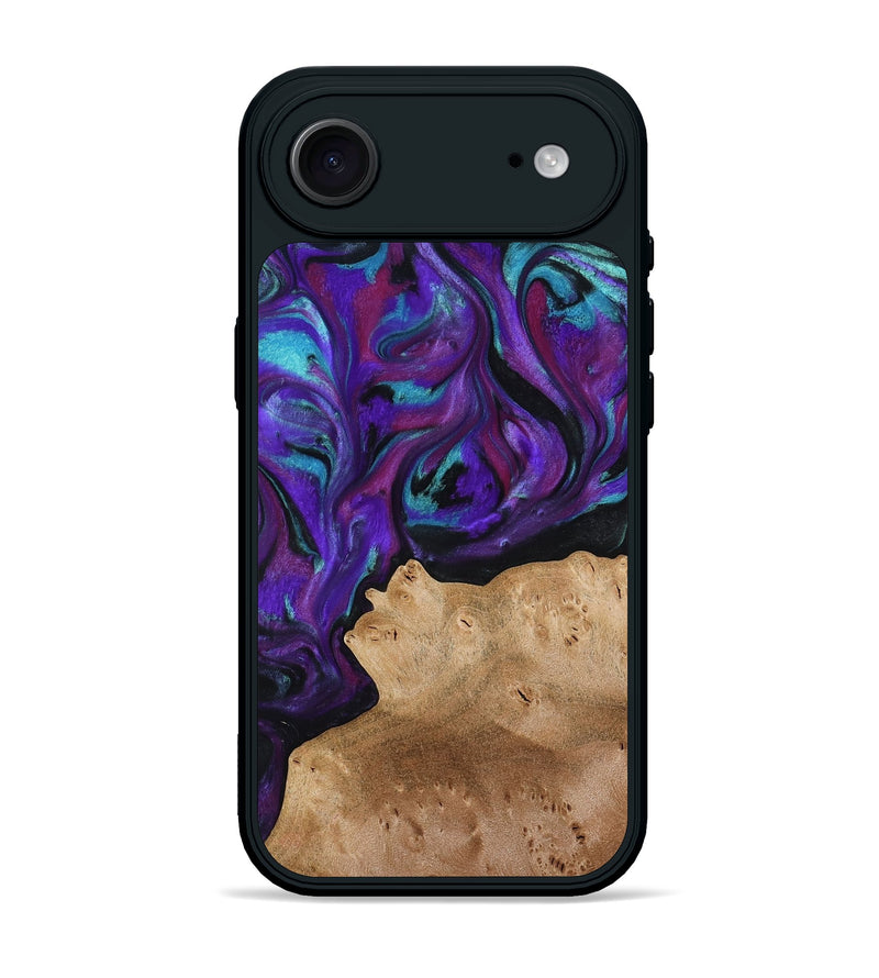 iPhone 17 Air Wood Phone Case - Calista (Purple, 775640)