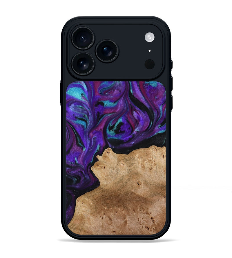 iPhone 17 Pro Max Wood Phone Case - Calista (Purple, 775640)