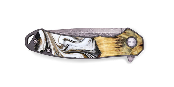 EDC Wood Pocket Knife - Squire (Black & White, 775643)
