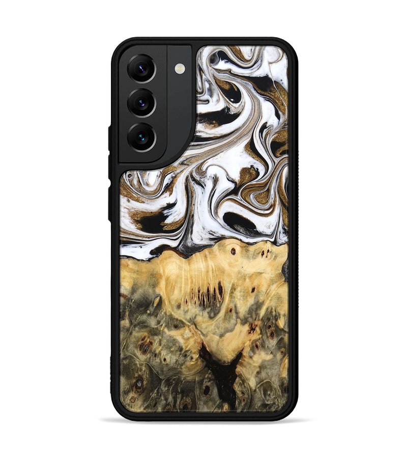 Galaxy S22 Plus Wood Phone Case - Squire (Black & White, 775643)