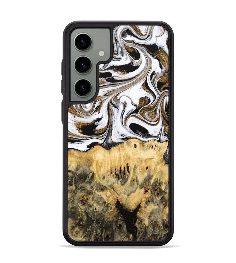 Galaxy S24 Plus Wood Phone Case - Squire (Black & White, 775643)
