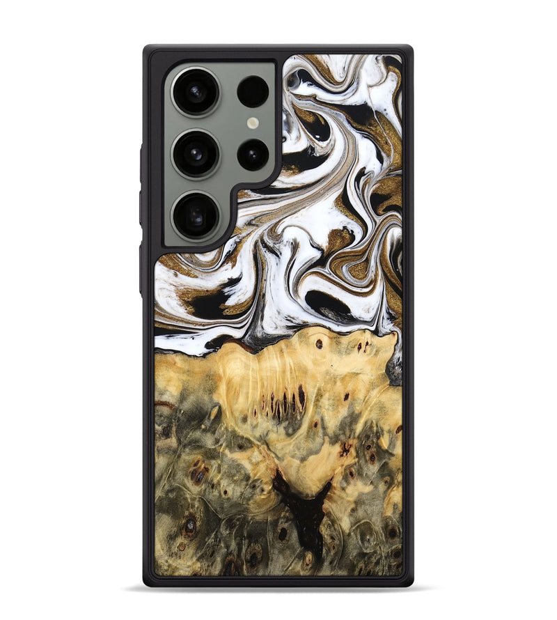 Galaxy S24 Ultra Wood Phone Case - Squire (Black & White, 775643)