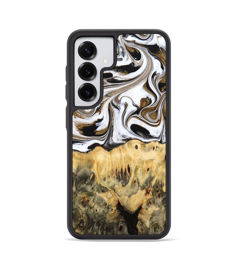 Galaxy S25 Wood Phone Case - Squire (Black & White, 775643)