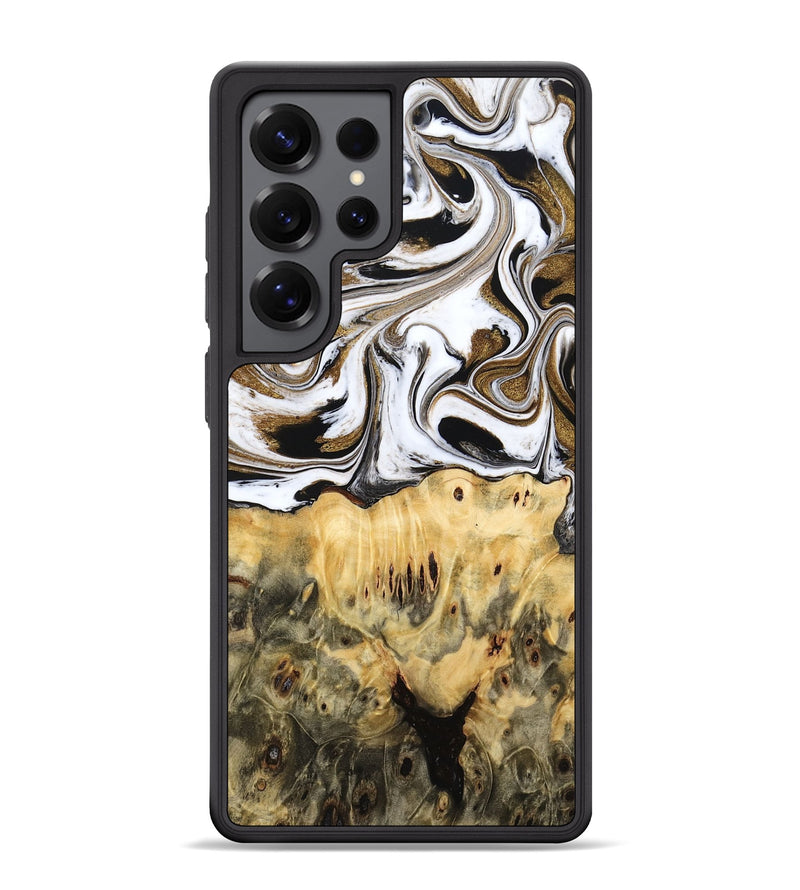 Galaxy S25 Ultra Wood Phone Case - Squire (Black & White, 775643)