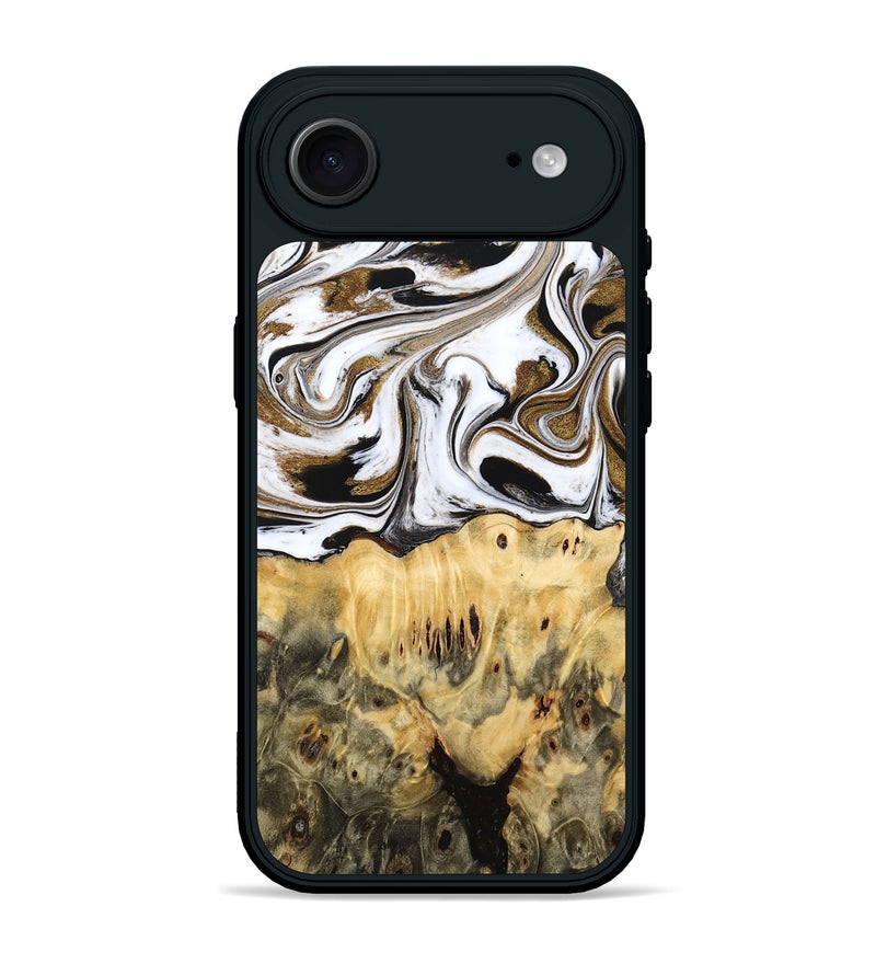 iPhone 17 Air Wood Phone Case - Squire (Black & White, 775643)