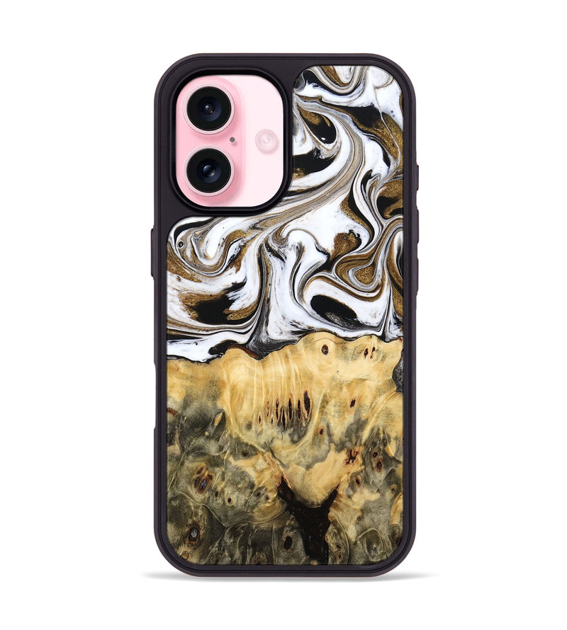 iPhone 17 Wood Phone Case - Squire (Black & White, 775643)