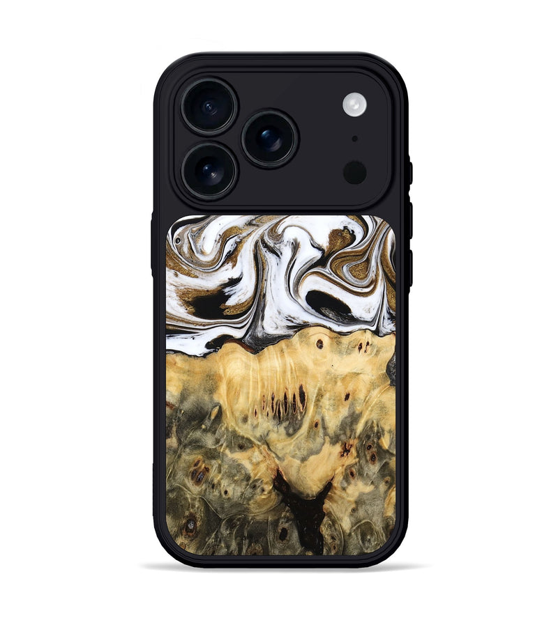 iPhone 17 Pro Wood Phone Case - Squire (Black & White, 775643)