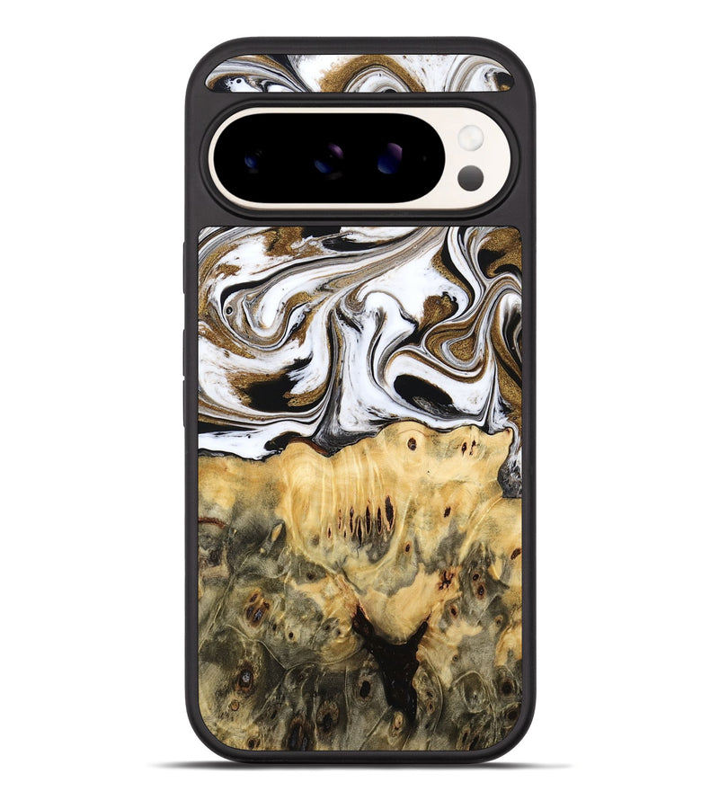 Pixel 10 Pro XL Wood Phone Case - Squire (Black & White, 775643)