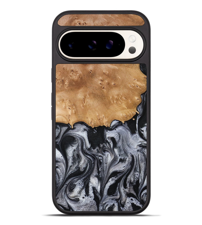 Pixel 9 Pro XL Wood Phone Case - Aisha (Black & White, 775648)