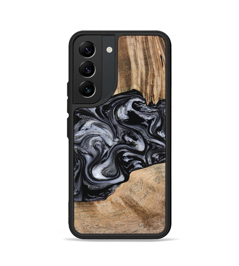 Galaxy S22 Wood Phone Case - Howell (Black & White, 775653)