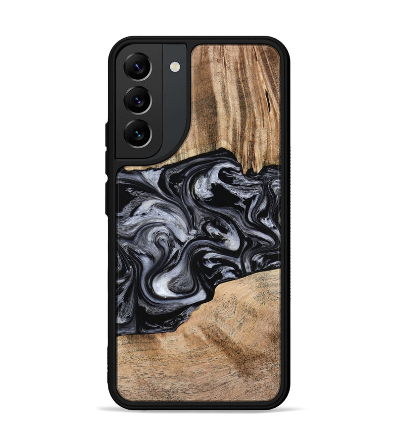 Galaxy S22 Plus Wood Phone Case - Howell (Black & White, 775653)