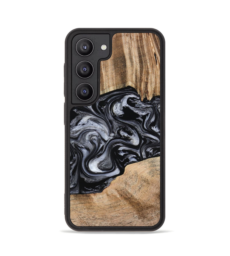 Galaxy S23 Wood Phone Case - Howell (Black & White, 775653)
