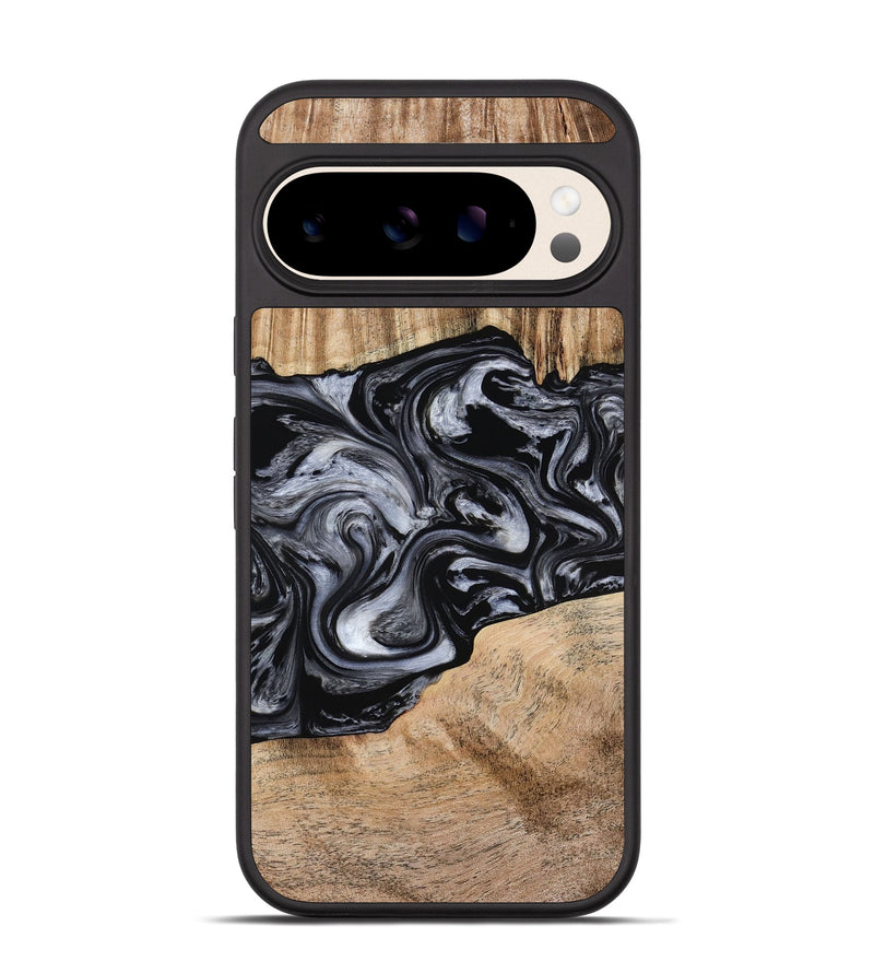 Pixel 10 Wood Phone Case - Howell (Black & White, 775653)