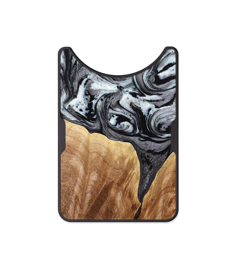 Alloy Wood Wallet - Rubin (Black & White, 775656)