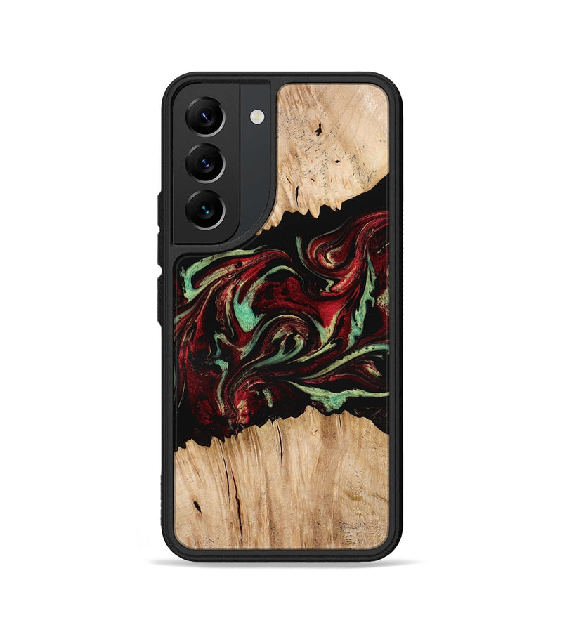 Galaxy S22 Wood Phone Case - Makai (Red, 775662)