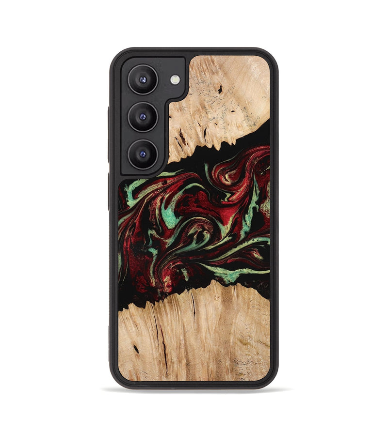 Galaxy S23 Wood Phone Case - Makai (Red, 775662)