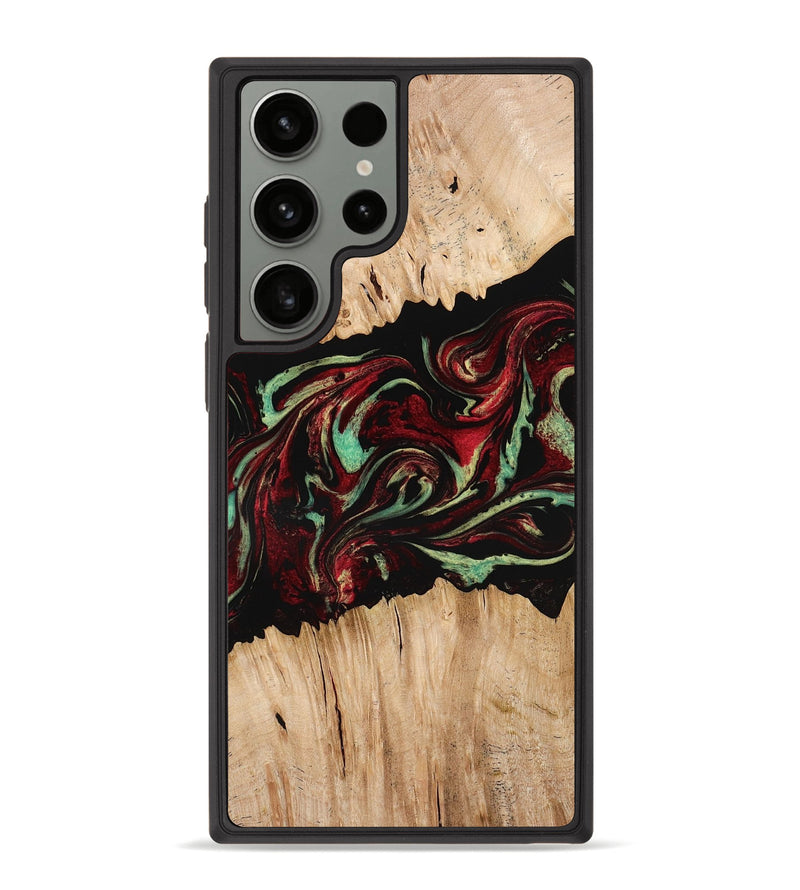 Galaxy S23 Ultra Wood Phone Case - Makai (Red, 775662)
