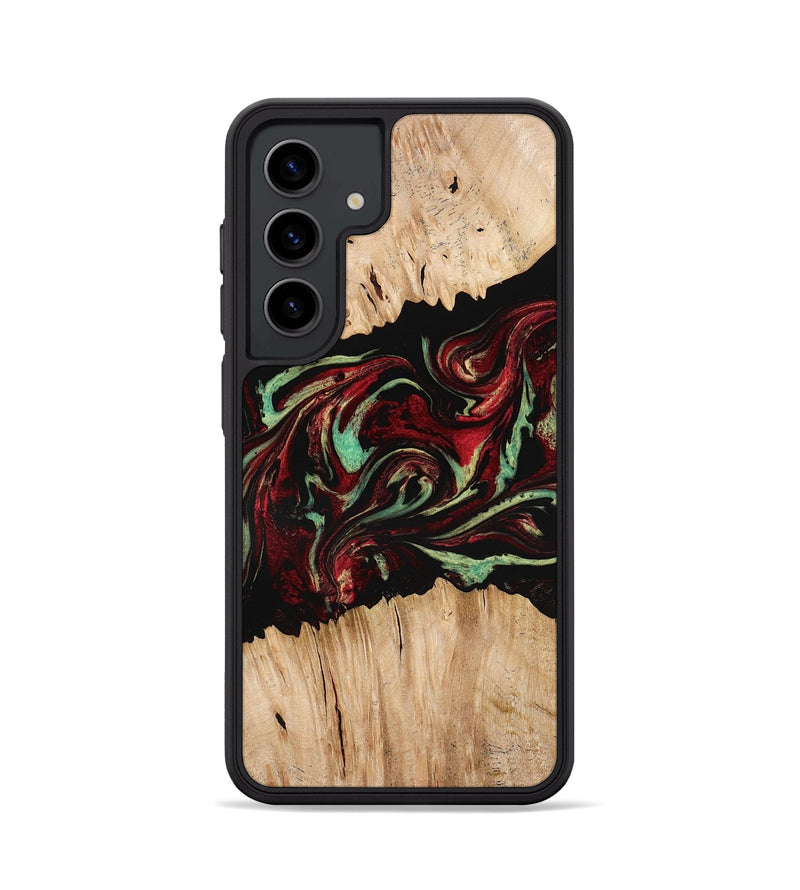 Galaxy S24 Wood Phone Case - Makai (Red, 775662)