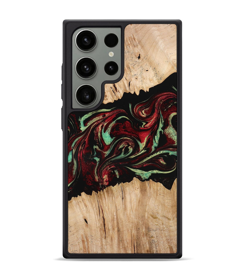 Galaxy S24 Ultra Wood Phone Case - Makai (Red, 775662)